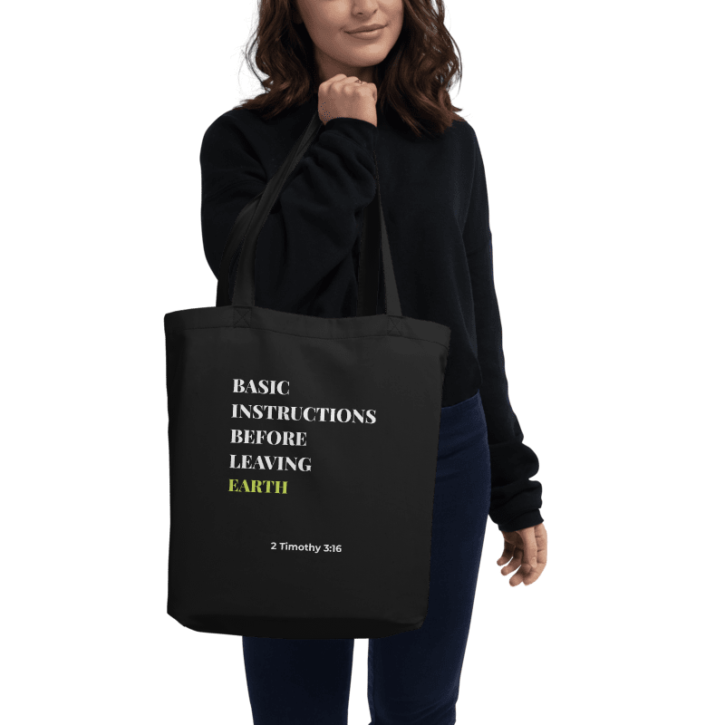 Basic Instructions Tote — Faith-Inspired Everyday Carry